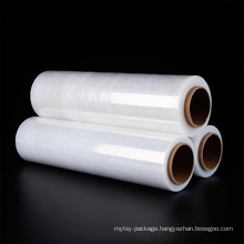 High Quality Transparent Wrapping Stretch PE Plastic Packaging Film Roll Hand Pallet Film